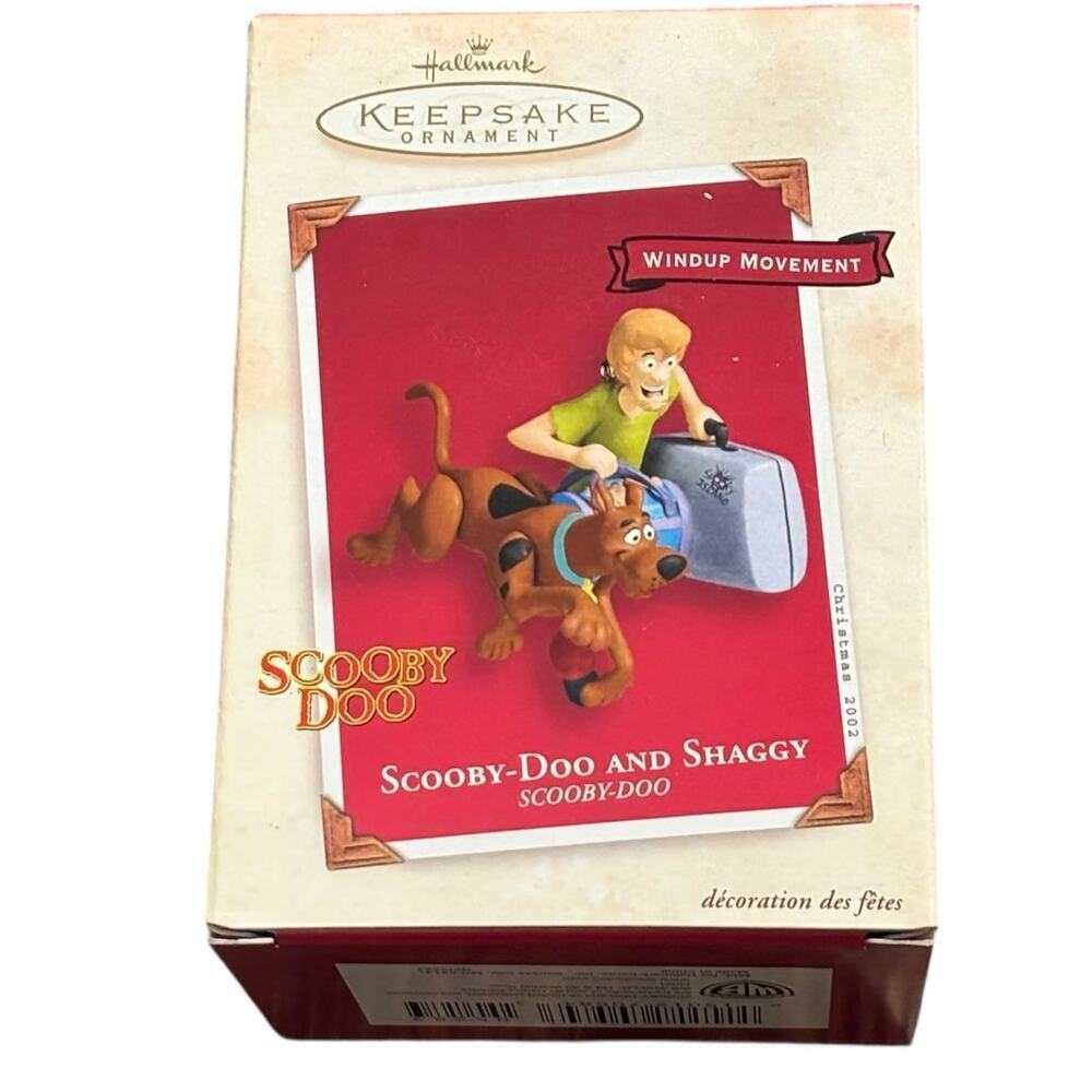 Hallmark Keepsake 2002 Scooby-Doo & Shaggy Wind Up Christmas Ornament